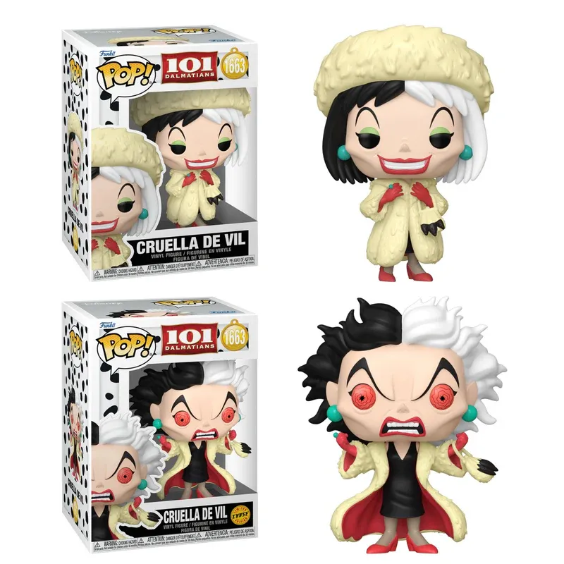 Pre-Order: 101 Dalmatians (1961) - Cruella De Vi Chase Pop! Vinyl Bundle of 6 (set of 6 Pops)