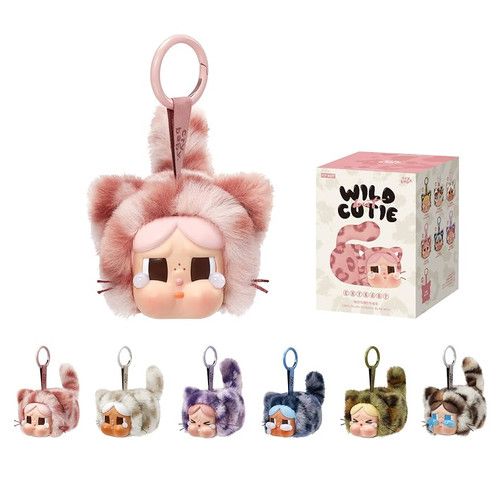 POP MART CRYBABY Wild but Cutie Series - Vinyl Plush Pendant Blind Box (1 Blind Box)  (100% Authentic)