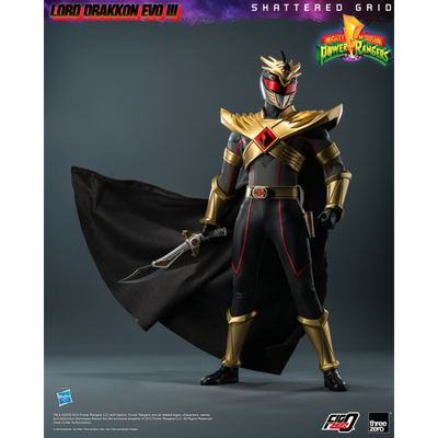 Pre-Order: Mighty Morphin Power Rangers: Shattered Grid - Lord Drakkon Evo III FigZero 1/6th Scale Action Figure view 2…