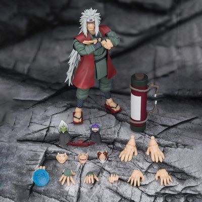 S.H.Figuarts JIRAIYA -Hidden Leaf Heroic Master Sage- (Sage Mode Set) view 2 - Mighty Toys Australia