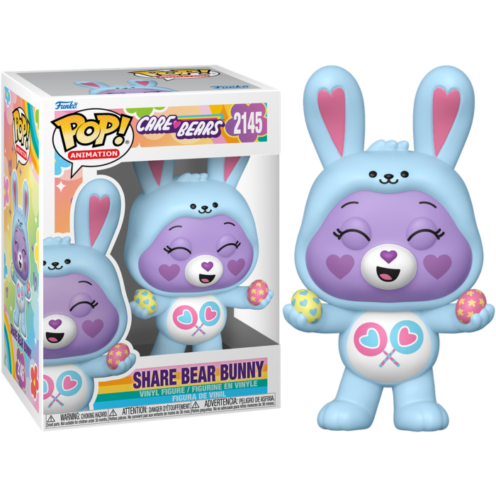 Pre-Order: Care Bears - Share Bear Bunny Pop! Vinyl Figure