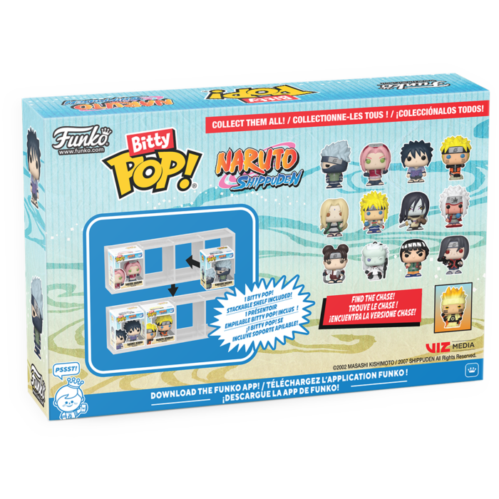 Pre-Order: Naruto: Shippuden - Tsunade, Minato Namikaze, Orochimaru &amp; Jiraiya Bitty Pop! Vinyl Figure 4-Pack
