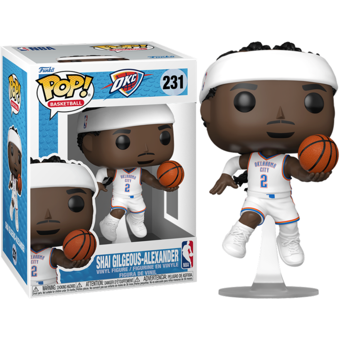 Pre-Order: NBA Basketball - Shai Gilgeous-Alexander (Association Edition Jersey) Oklahoma City Thunder Pop! Vinyl Figure