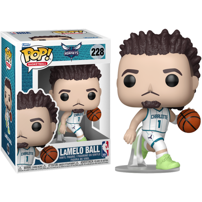 Pre-Order: NBA Basketball - Lamelo Ball (Association Edition Jersey) Charlotte Hornets Pop! Vinyl Figure