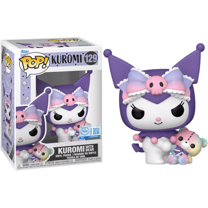 Pre-Order: Hello Kitty &amp; Friends - Kuromi with Bear Pop! Vinyl Figure