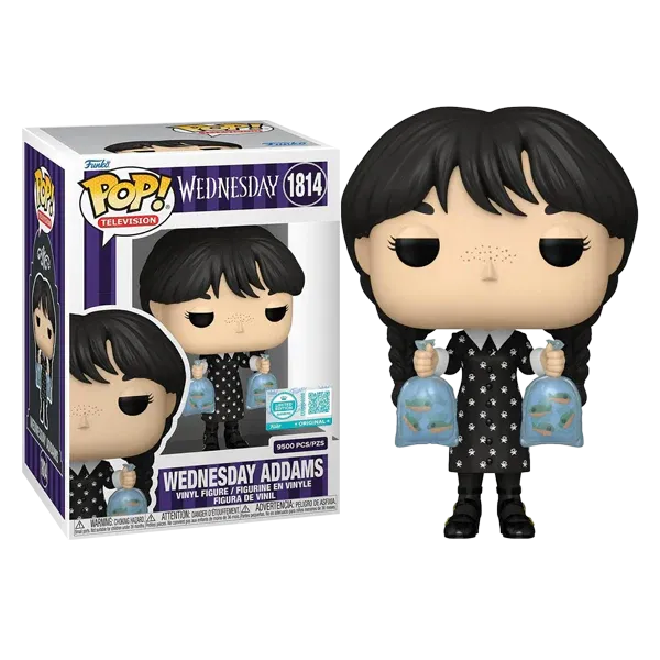 Wednesday (2022) - Wednesday Addams with Piranhas Pop! Vinyl Figure (9500 Piece Limited Edition Exclusive)