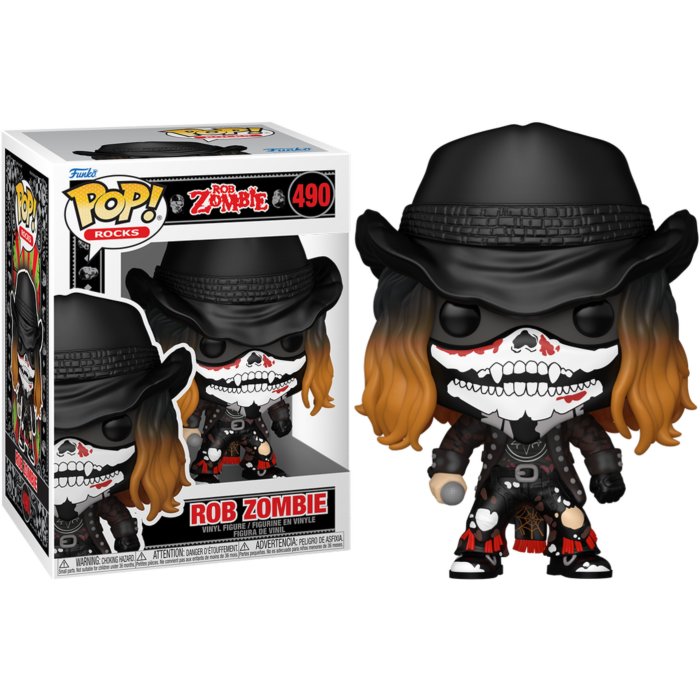 Pre-Order: Rob Zombie - Rob Zombie with Bandana Pop! Vinyl Figure