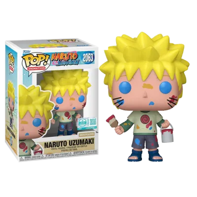 Naruto Shippuden Naruto Uzumaki (with Paint Can and Brush) Pop! Plus Vinyl Figure (9500 Pieces
