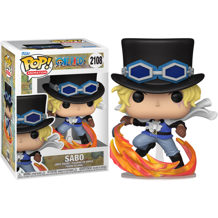 One Piece - Sabo Attacking with Pipe Pop! Vinyl Figure
