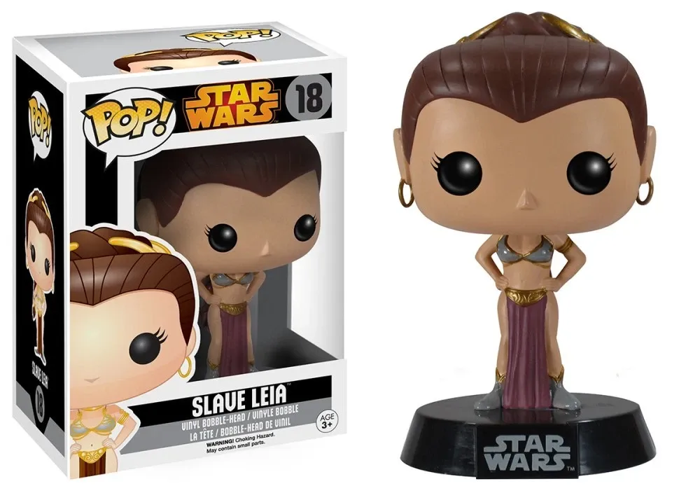 Star Wars- Slave Leia Pop! Vinyl Figure (Box Minor Damaged)