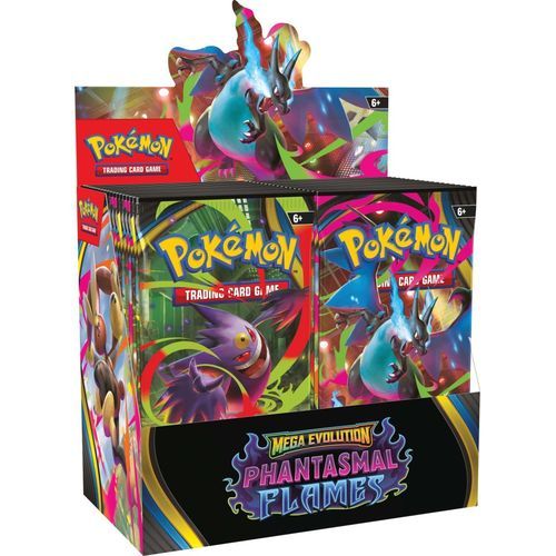 Pre-Order: Pokemon TCG: Mega Evolution ME02 - Phantasmal Flames Booster Box