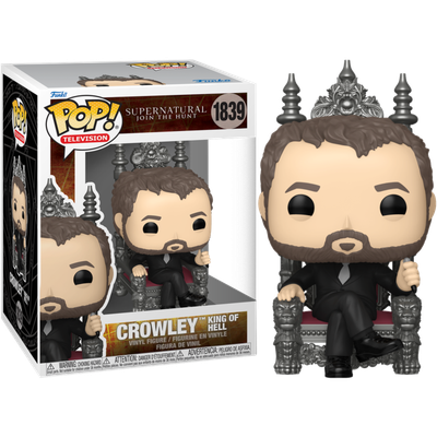 Pre-Order: Supernatural - Crowley King of Hell Pop! Premium Vinyl Figure