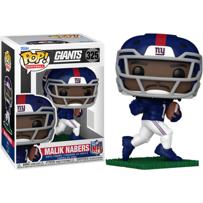 Pre-Order: NFL Football - Malik Nabers New York Giants Pop! Vinyl Figure