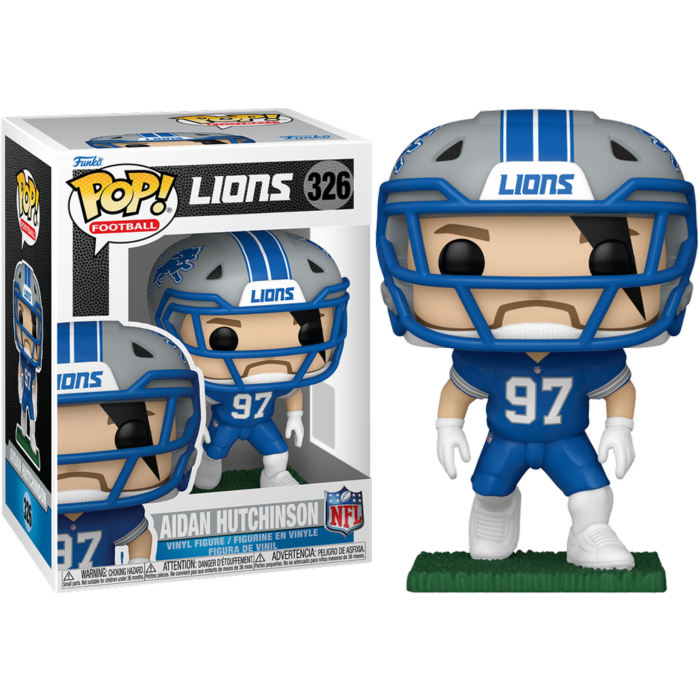 Pre-Order: NFL Football - Aidan Hutchinsons Detroit Lions Pop! Vinyl Figure