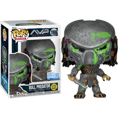 Pre-Order: Alien vs. Predator: Requiem - Bull Predator Glow-in-the-Dark Pop! Vinyl Figure
