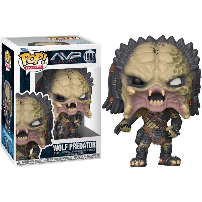 Pre-Order: Alien vs. Predator: Requiem - Wolf Predator Pop! Vinyl Figure
