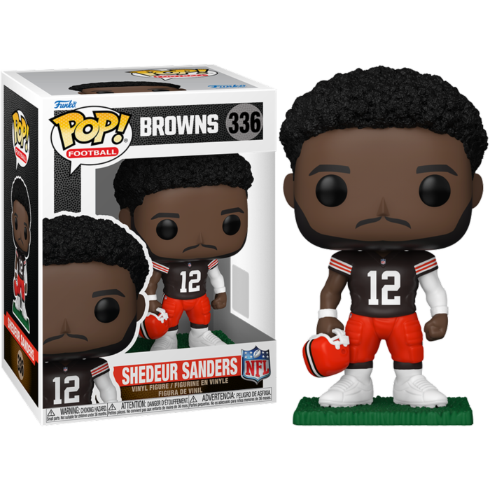 Pre-Order: NFL Football: Drafts - Shedeur Sanders Cleveland Browns Pop! Vinyl Figure