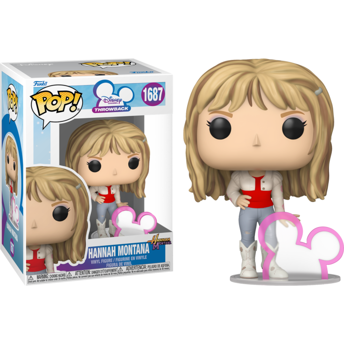 Pre-Order: Hannah Montana - Hannah Montana with Disney Channel Logo Pop! Vinyl Figure