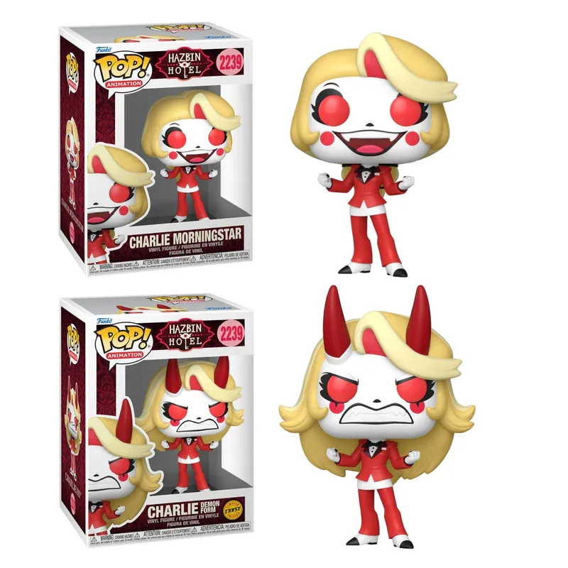 Pre-order: Hazbin Hotel - Charlie Morningstar Chase Pop! Vinyl Figure Bundle of 6 (set of 6 Pops)