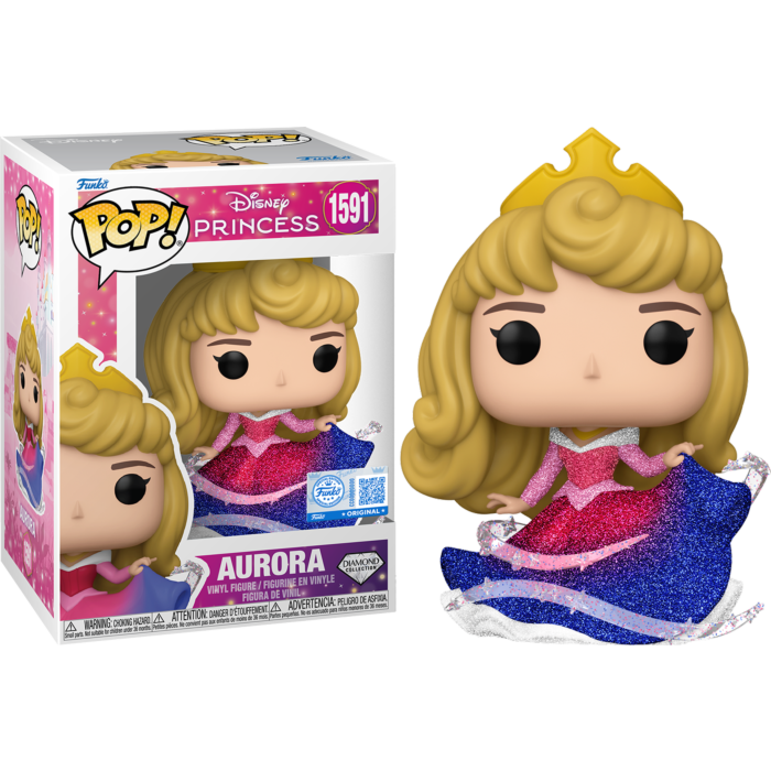 Sleeping Beauty - Aurora Diamond Glitter Pop! Vinyl Figure