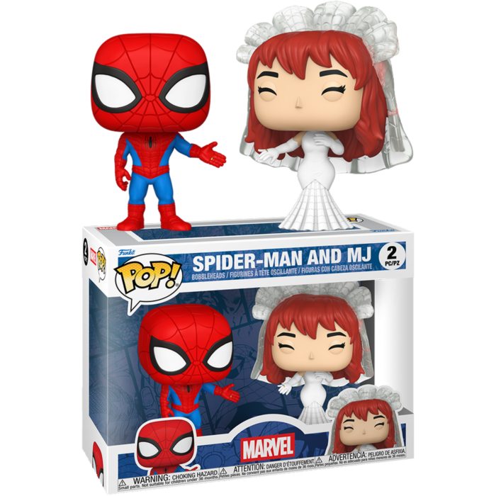 Pre-Order: Marvel - Spider-Man &amp; MJ Pop! Vinyl Figure 2-Pack