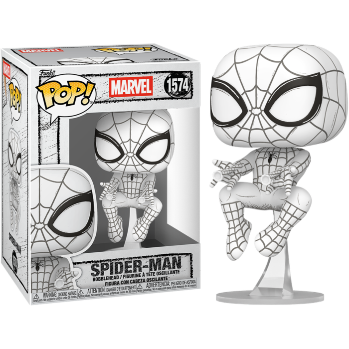 Pre-Order: Marvel: Sketched - Spider-Man Pop! Vinyl Figure