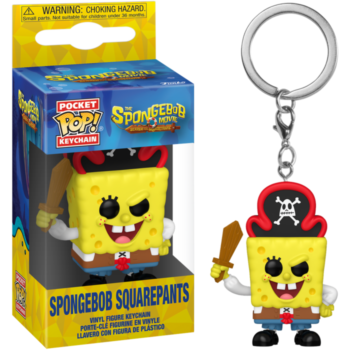 The SpongeBob Movie: Search for SquarePants (2025) - SpongeBob SquarePants (Pirate) Pocket Pop! Keychain