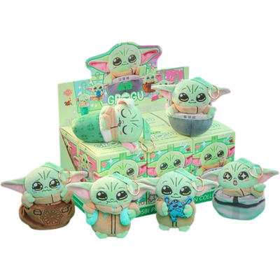 Star Wars - Grogu Cosbi Collection Plush Keychain Blind Box Hot Toys Figure (1 Single Blind Box)