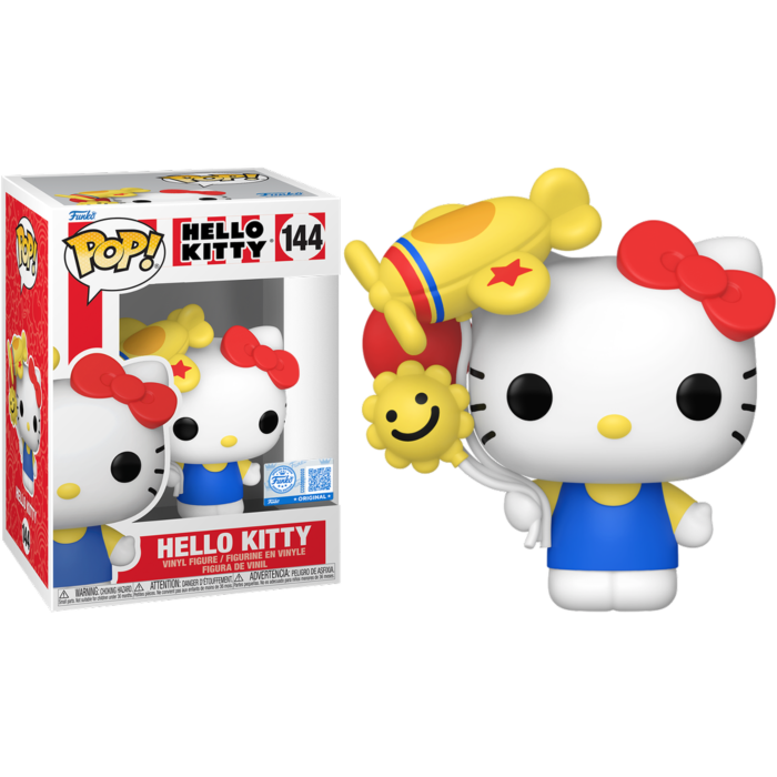 Pre-Order: Hello Kitty &amp; Friends - Hello Kitty with Airplane Balloon Pop! Vinyl Figure