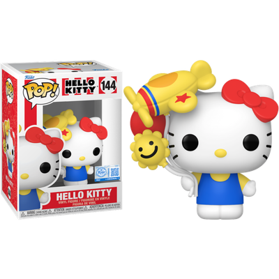 Pre-Order: Hello Kitty &amp; Friends - Hello Kitty with Airplane Balloon Pop! Vinyl Figure