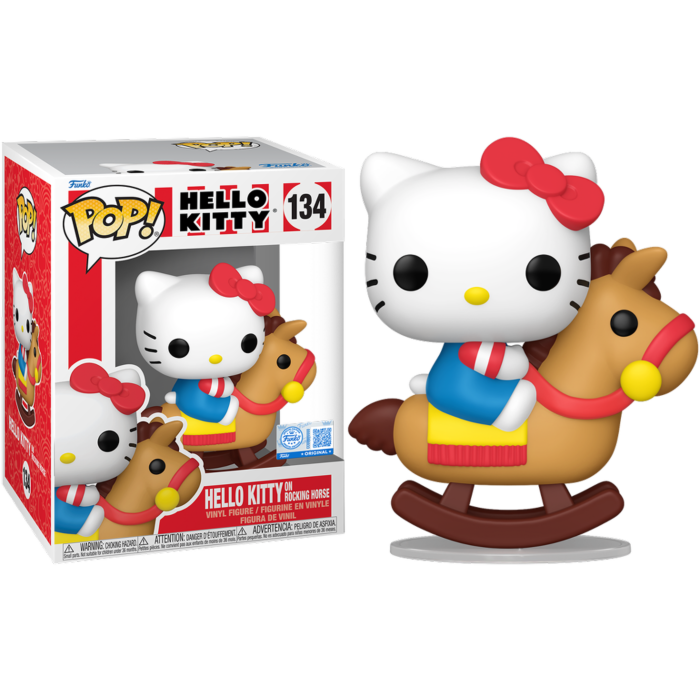 Pre-Order: Hello Kitty &amp; Friends - Hello Kitty on Rocking Horse Pop! Premium Vinyl Figure