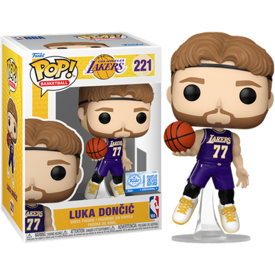 Pre-Order: NBA Basketball - Luka Doncic Los Angeles Lakers (2025 Statement Edition Uniform) Pop! Vinyl Figure