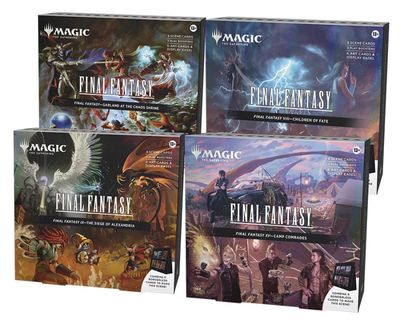Pre-Order: Magic the Gathering Final Fantasy Holiday Release Scene Box (4 Decks Per Display)