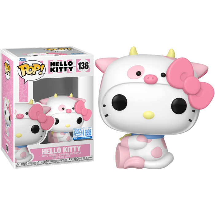 Hello Kitty &amp; Friends - Hello Kitty (Cow Cosplay) Pop! Vinyl Figure