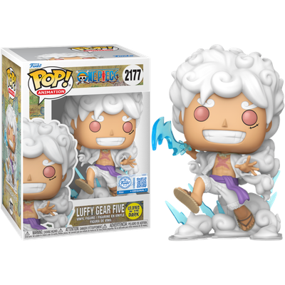 Pre-Order: One Piece - Luffy Gear Five Glow-in-the-Dark Pop! Vinyl Figure