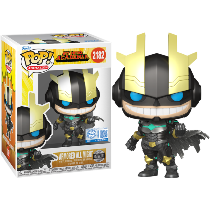 Pre-Order: My Hero Academia - Armored All Might Metallic Pop! Vinyl Figure