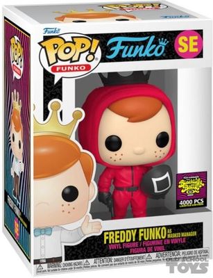 Funko Freddy- Freddy As Masked Manager Pop! Vinyl Figure (Black Light battle Exclusive)