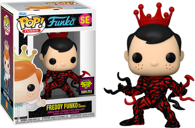 Funko Freddy- Freddy Funko as Carnage Pop! Vinyl Figure (NYCC 2024 Exclusive) (Box Minor Damaged)