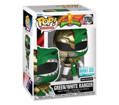 Mighty Morphin Power Rangers Green/White Ranger Split Pop! Vinyl Figure (9500 Piece Limited Edition Exclusive)