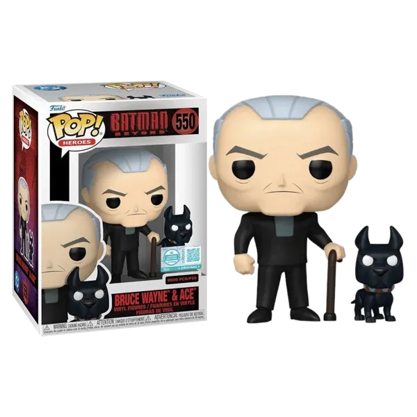 Batman Beyond Old Bruce Wayne &amp; Ace Pop! Vinyl Figure (9500 Piece Limited Edition Exclusive)