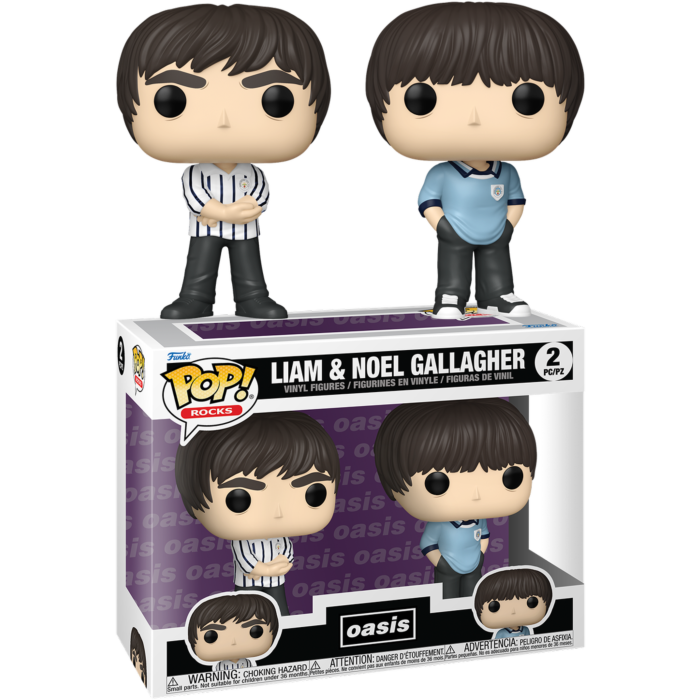 Oasis - Liam &amp; Noel Gallagher Pop! Vinyl Figure 2-Pack