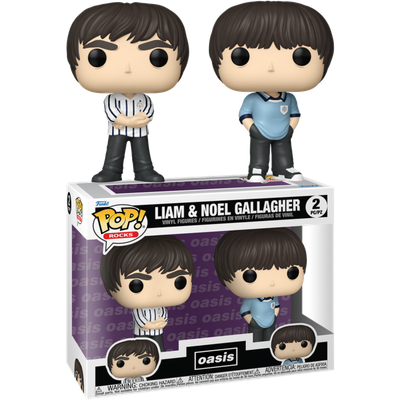 Oasis - Liam & Noel Gallagher Pop! Vinyl Figure 2-Pack