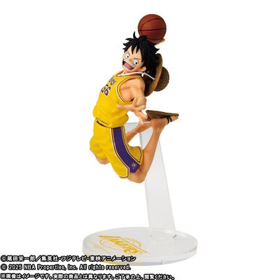 Pre-Order: Figure Monkey D. Luffy Los Angeles Lakers One Piece x NBA Master Stars