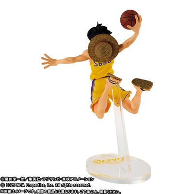 Pre-Order: Figure Monkey D. Luffy Los Angeles Lakers One Piece x NBA Master Stars