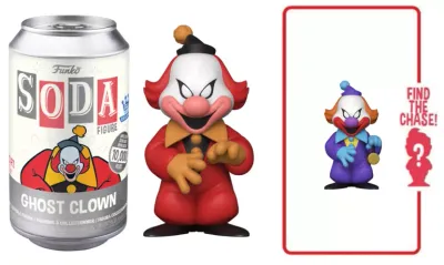 Scooby Doo- Ghost Clown Vinyl SODA Figure in Collector Can Figure