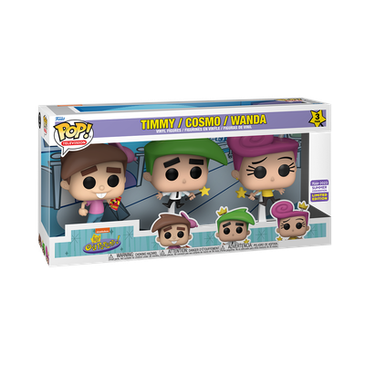Fairly Odd Parents - Cosmo With Friends Pop! 3-Pack Vinyl Figure