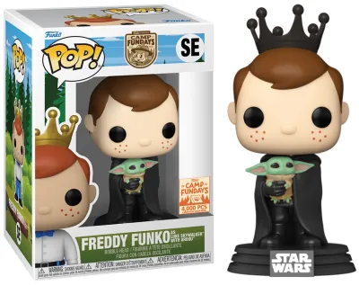 Freddy Funko- Freddy Funko as Luke Skywalker with Grogu Pop! Vinyl Figure ( Camp Fundays Exclusive)