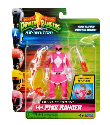 Mighty Morphin Power Rangers: Re-Ignition - Auto-Morphin Pink Ranger 5" Action Figure