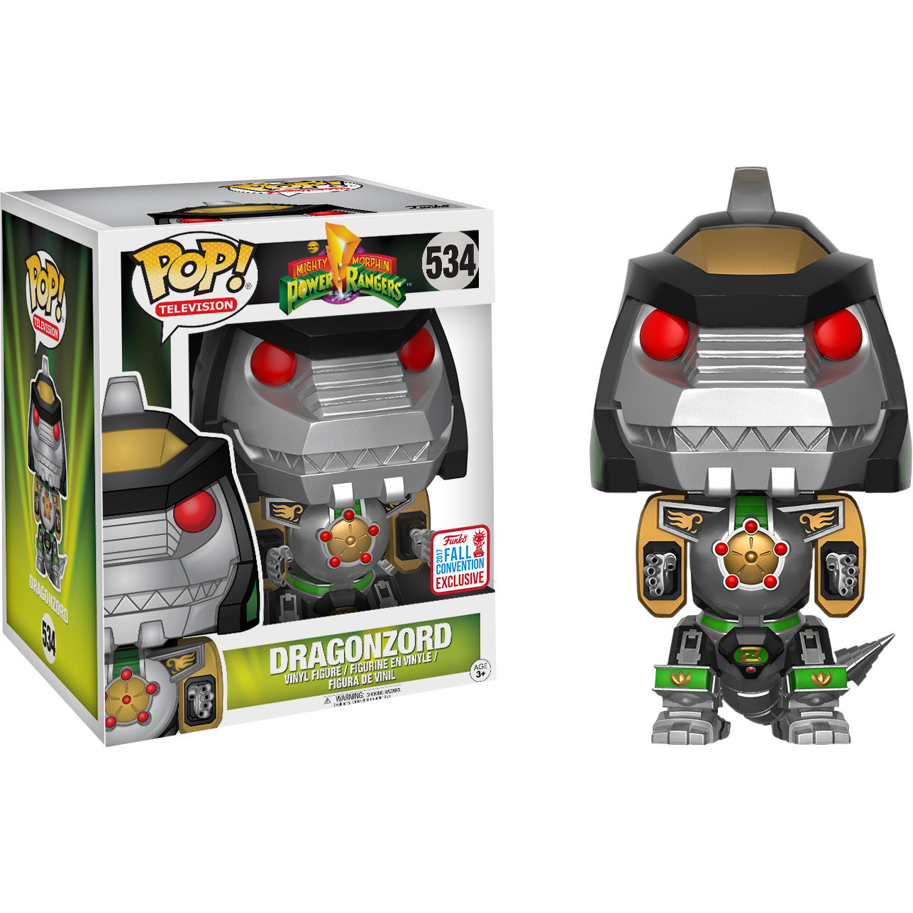 Mighty Morphin Power Rangers- Dragonzord 6" Pop! Vinyl Figure (2017 Exclusive)