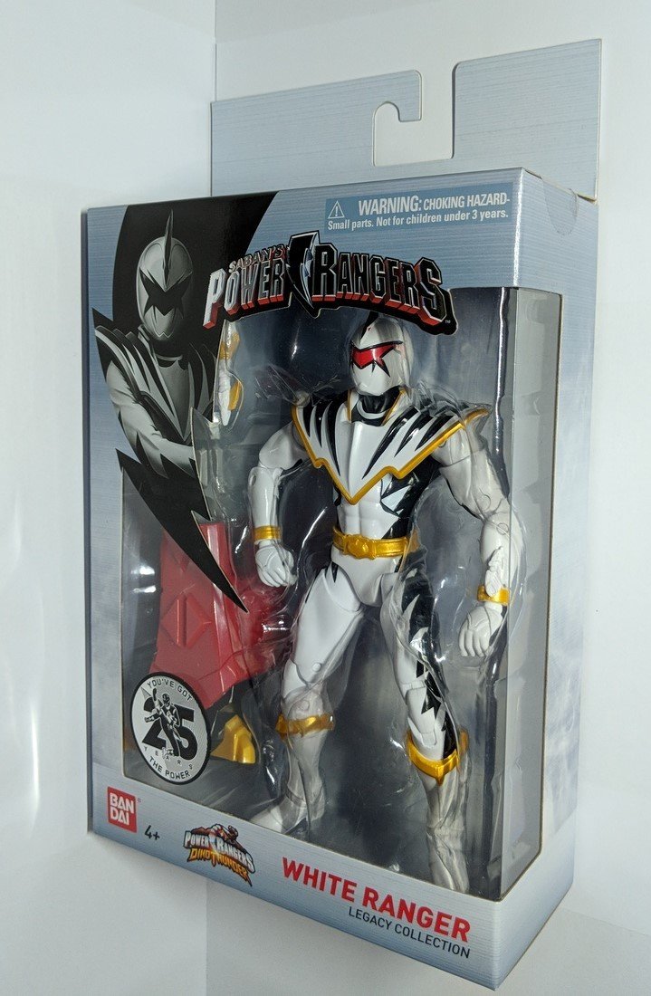Power Rangers Dino Thunder- White Dino Ranger Legacy Figure